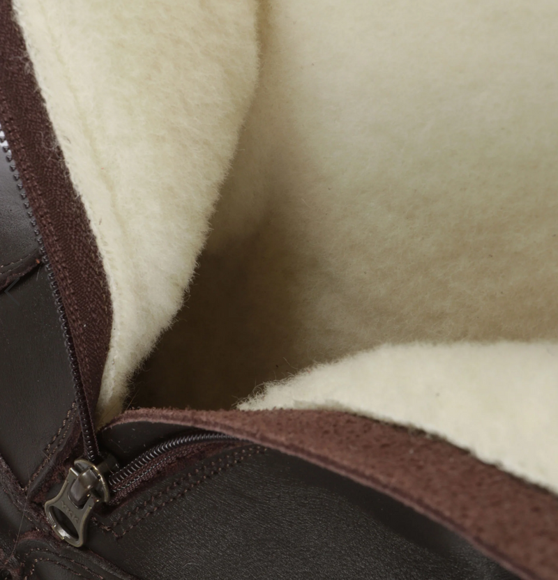 Eskimo 100%wool-lined ladies premium leather boot