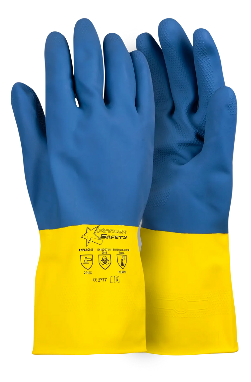 Chemical Bi-Color Neo Latex Glove