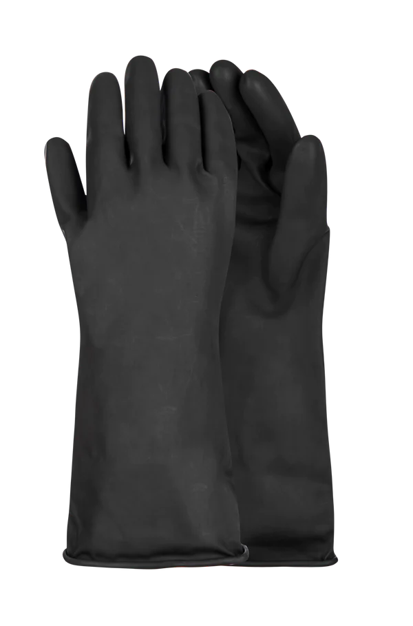 Black Industrial Rubber Glove
