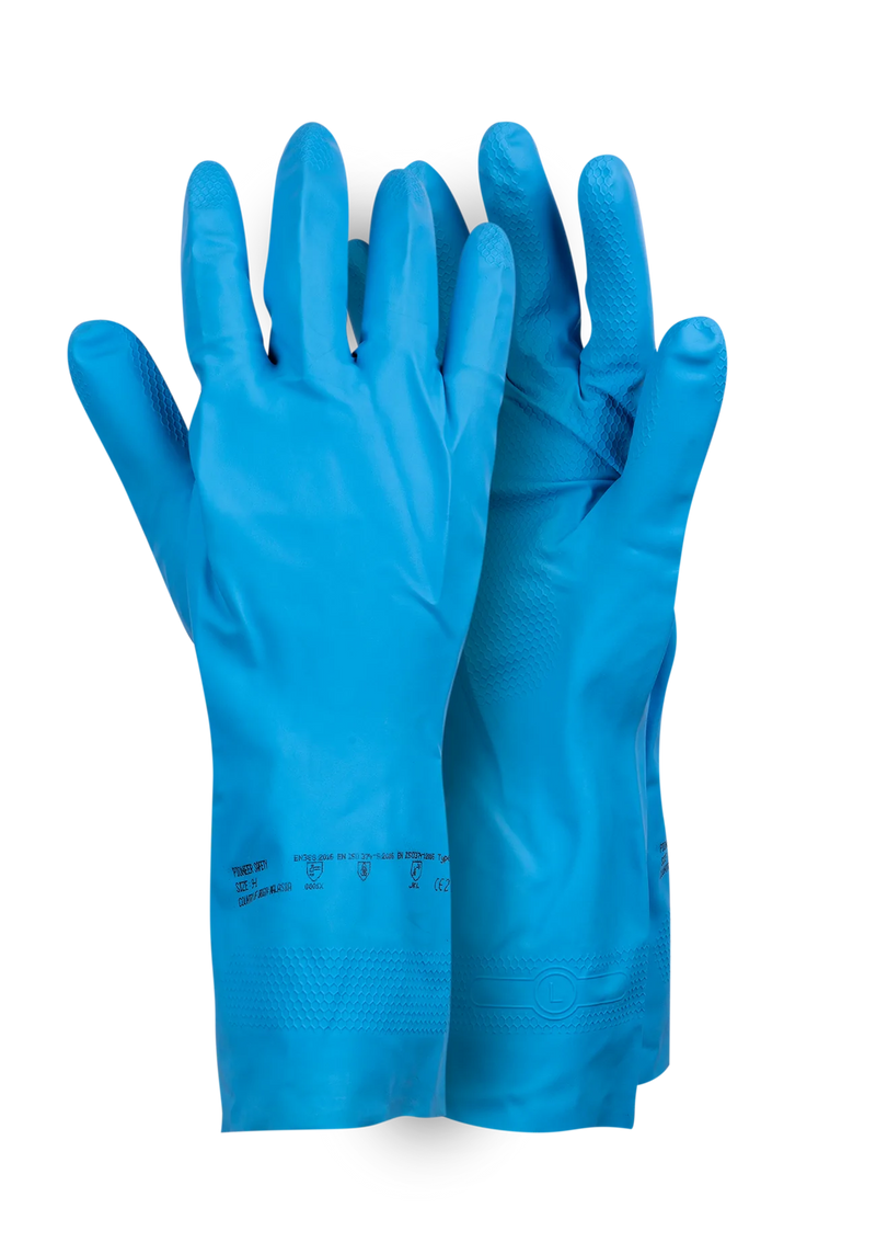 Chemical Blue Nitrile Household Glove