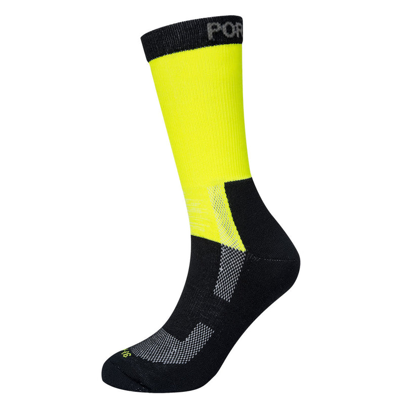 Lightweight Hi-Visibility Sock Yellow