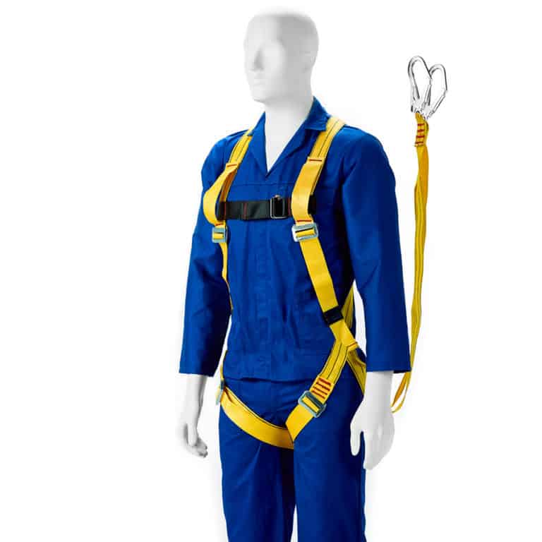 Safety Harness double lanyard with Scaffold Hooks